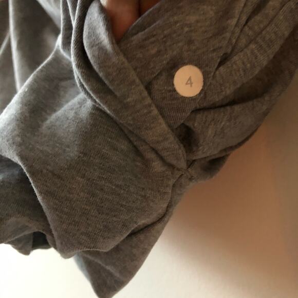 Lululemon Sway Grey Asymmetric Moto Zip Jacket - Picture 5 of 7